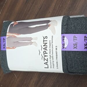 Lazypants Size XS Grey 2 Pack of High Waist Joggers